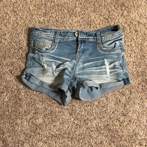 Jean shorts size 8 in kids.